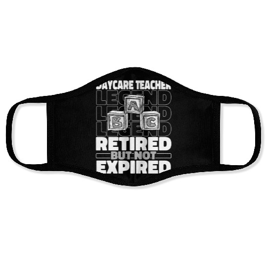 Daycare Teacher Retired Face Masks