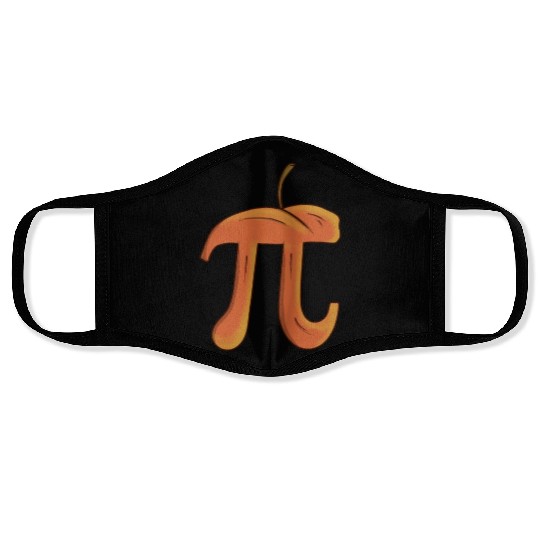 Peach Pi - Funny Pi Day Math Teacher Face Masks