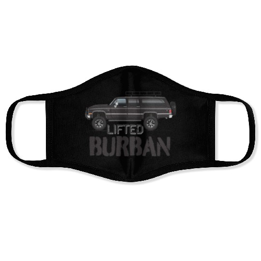 BURBAN Midnight Black Face Masks