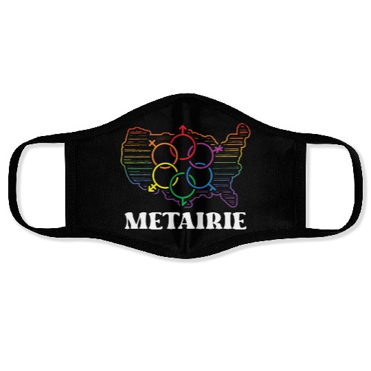 Metairie Pride Month Pride Flag LGBT Community LGB Face Masks