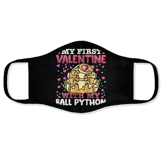 My First Valentine With My Ball Python Animal Face Masks
