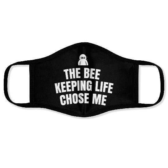 The bee keeping life chose me Face Masks