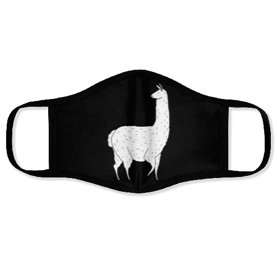 Song Of The Llama Face Masks