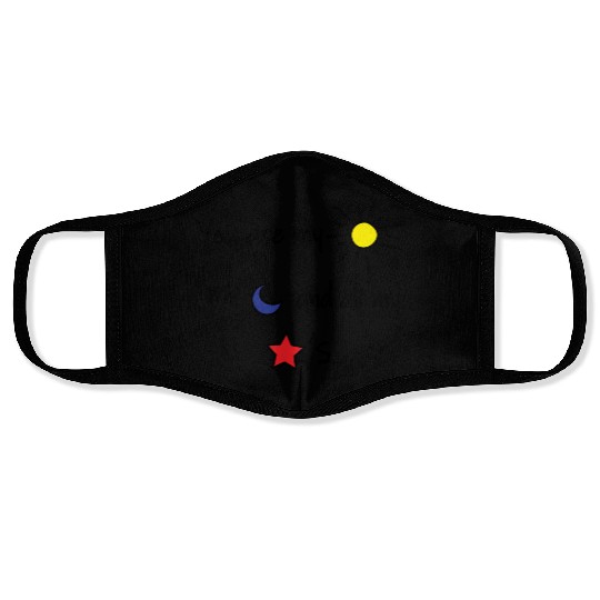 Sun Moon and Stars Face Masks