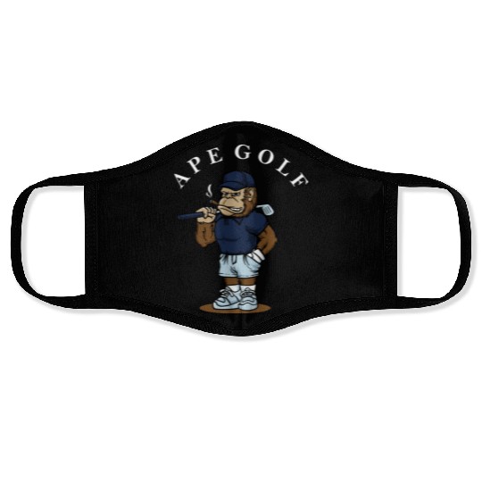 Ape Golf Streetwear Face Masks