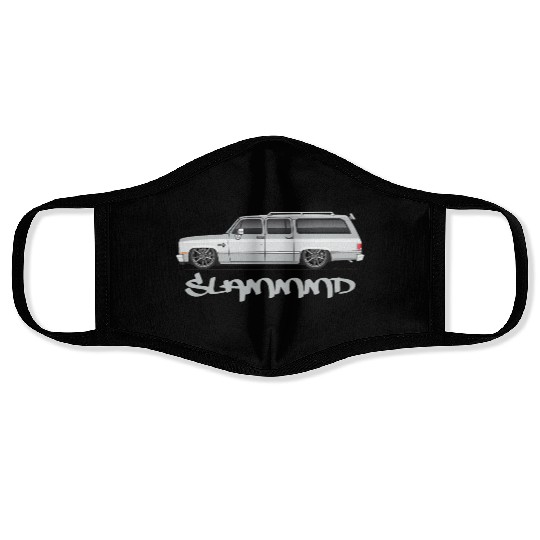 SLAMMMD Light Silver Face Masks