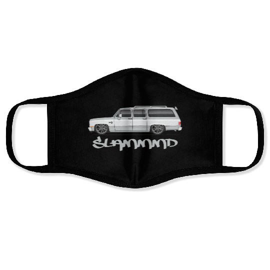 SLAMMMD Light Silver Face Masks