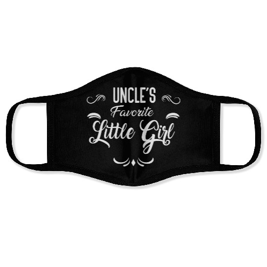 Uncle's Favorite Little girl Face Masks