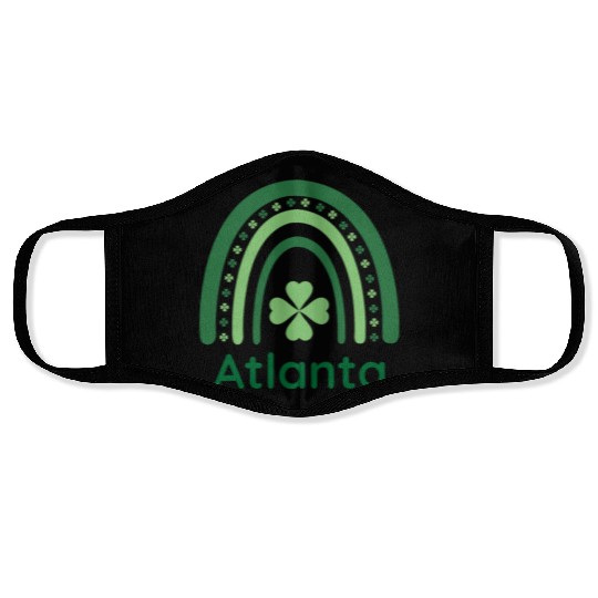 Atlanta Clover Charm Boho Rainbow Face Masks