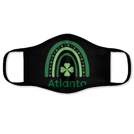 Atlanta Clover Charm Boho Rainbow Face Masks