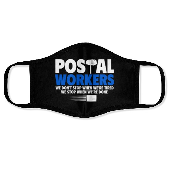 Postal Worker, Post Man Face Masks