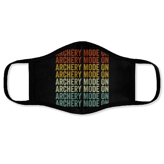 Archery Mode On Archer Bow And Arrow Archery Face Masks