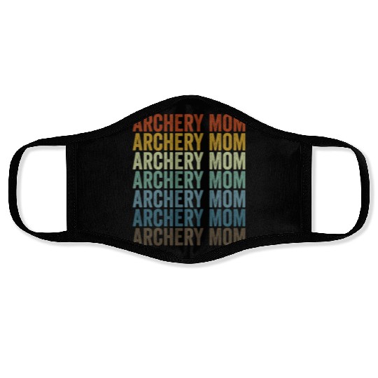 Archery Mom Archer Bow And Arrow Mom Archery Face Masks