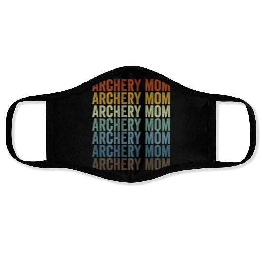 Archery Mom Archer Bow And Arrow Mom Archery Face Masks