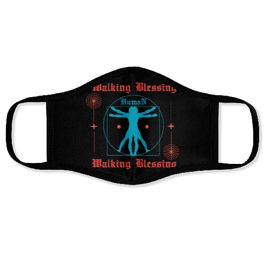 Walking Blessing Face Masks