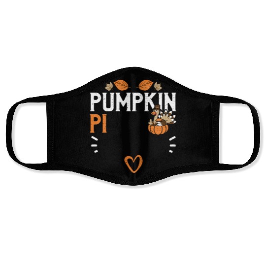 Pumpkin Pi - Thanksgiving Face Masks