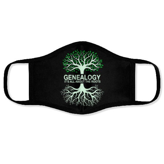 Family Tree Face Masks Genealogy