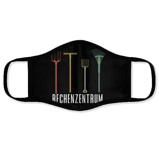 data center funny computer computer EDP server Face Masks