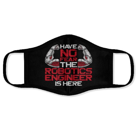 Robot Robotics Engineer Have No Face Masks