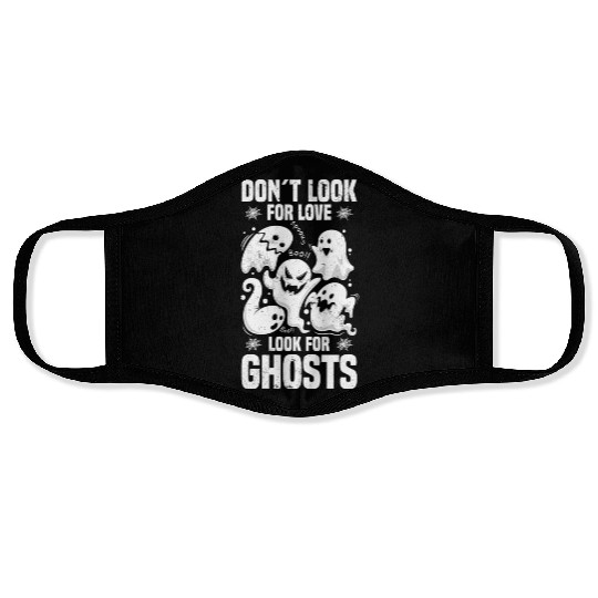 Ghost Hunters | Paranormal Ghost Hunting Gifts Face Masks