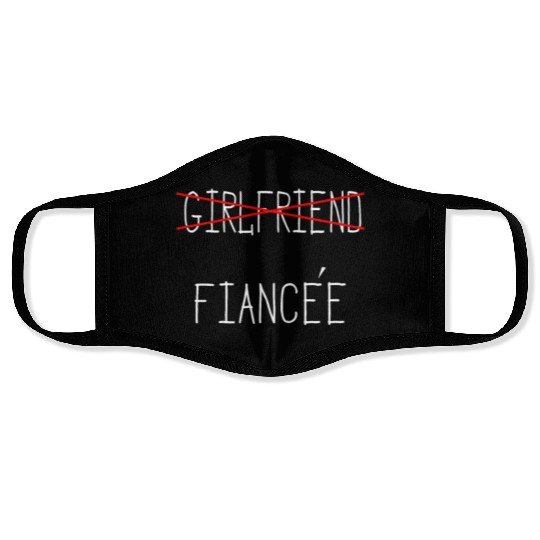 Girlfriend Fiancee Couple Engagement Engaged Face Masks