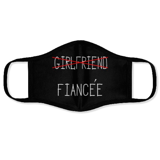 Girlfriend Fiancee Couple Engagement Engaged Face Masks