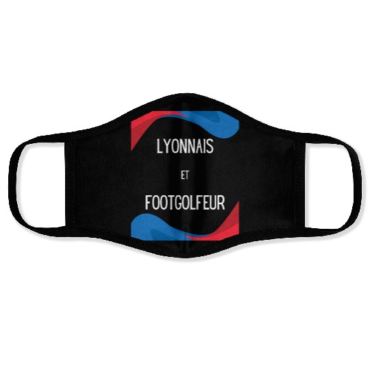 Lyonnais et footgolfeur Face Masks