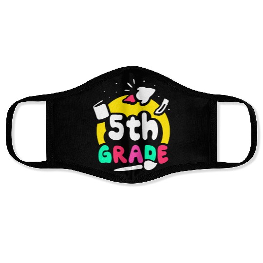 5Th Grade Pupil Class Grader School Face Masks