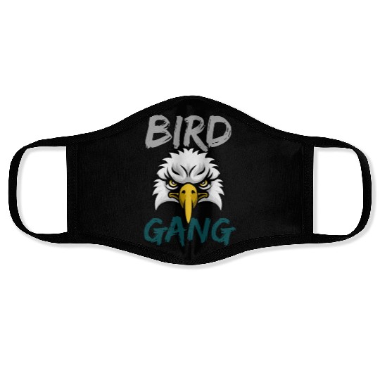 Eagle Bird Gang Funny Philadelphia Face Masks