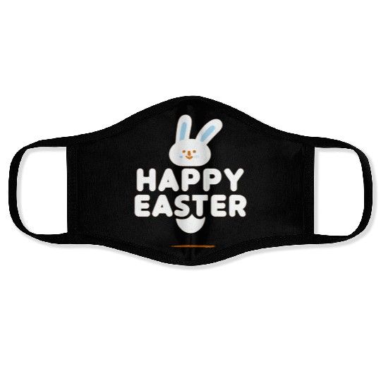 Happy Easter Bunny Face Masks