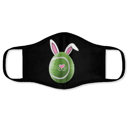Funny Easter Easter Egg Tennis Tennisball Face Masks