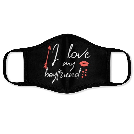 I love my boyfriend Face Masks