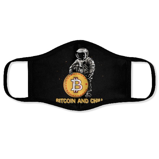 Bitcoin and Chill Face Masks