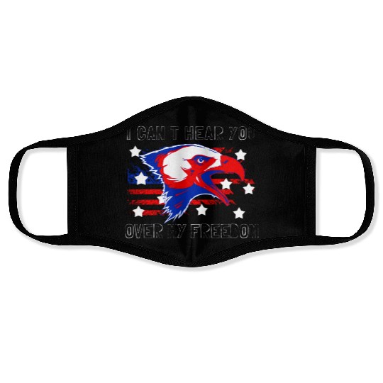 Army America Memorial Day Veterans Day USA Face Masks