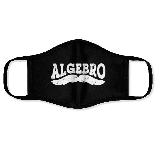 Algebra, calculus, science, mathematics Face Masks
