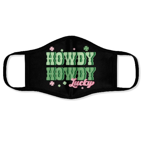 Howdy lucky Face Masks