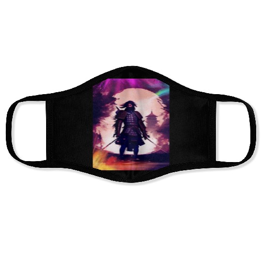 Samurai Japan Japanese Anime Katana Manga samurai Face Masks