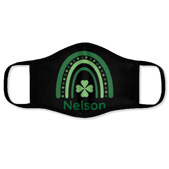 Nelson Clover Charm Boho Rainbow Face Masks