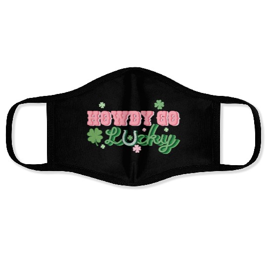 Howdy Lucky Charm Face Masks