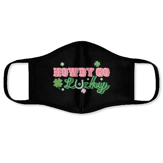 Howdy Lucky Charm Face Masks