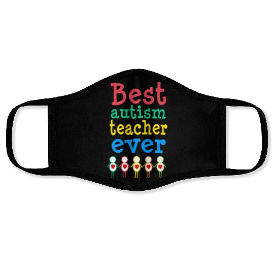 Autism Teacher Gift Face Masks