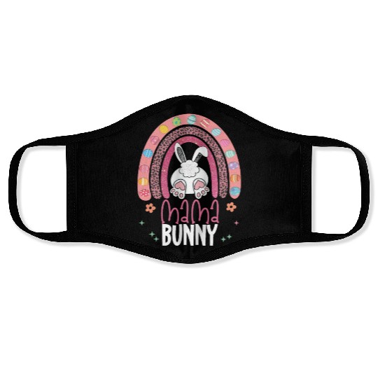 Funny Mama Bunny Cute Rabbit Happy Easter Days Face Masks