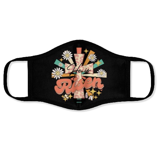 He is risen Mathew 28:06 Face Masks