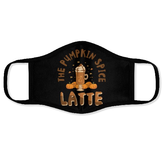 Pumpkin Spice Latte Halloween Coffee Lover Tarot Face Masks