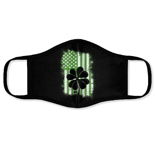 USA Shenanigans St. Patrick's Day Face Masks