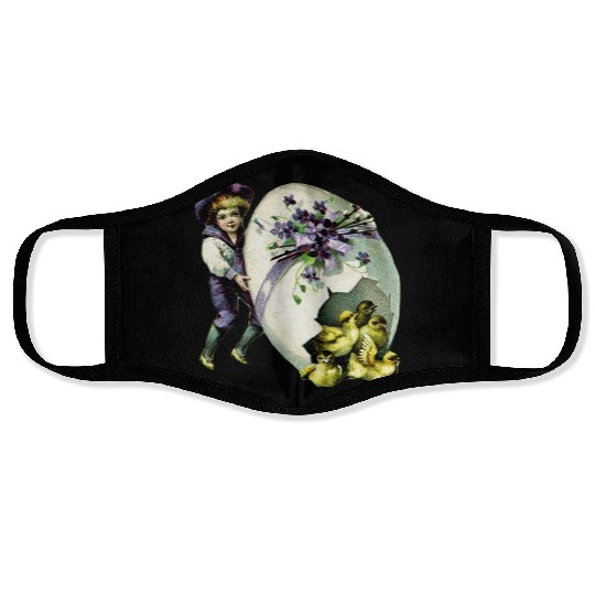 Vintage Easter Face Masks