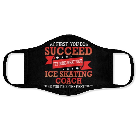 Ice Skating Coach Face Masks