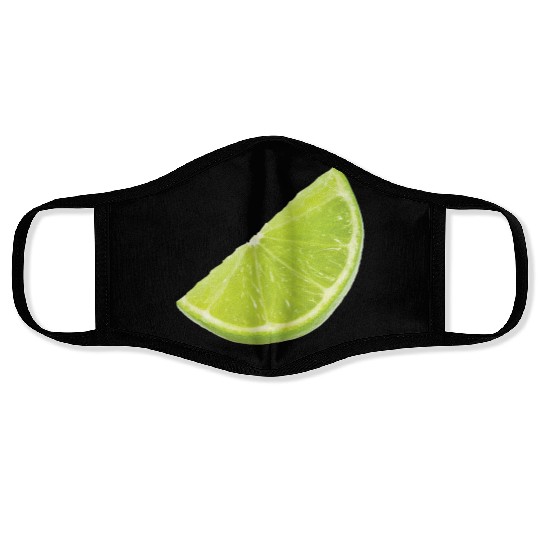 sliced green fruit Face Masks