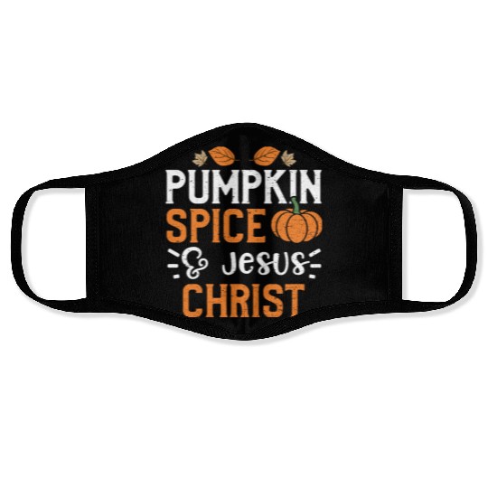 Pumpkin Spice & Jesus Christ Face Masks