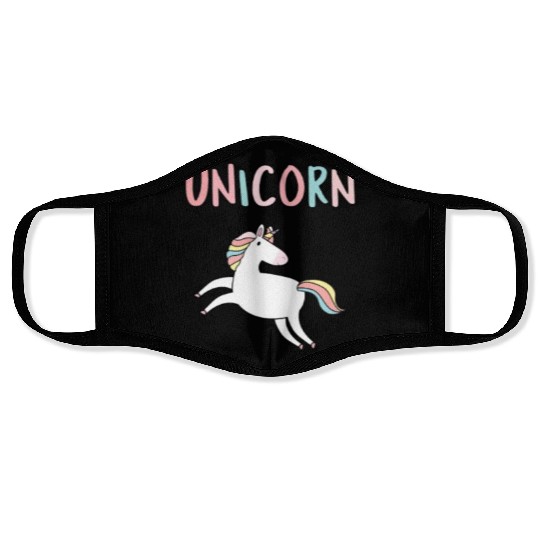 valentine asset Unicorn Face Masks